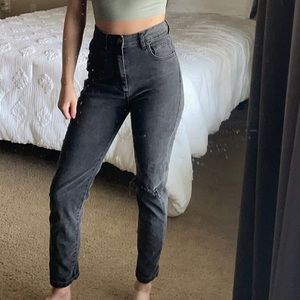 black cotton on jeans